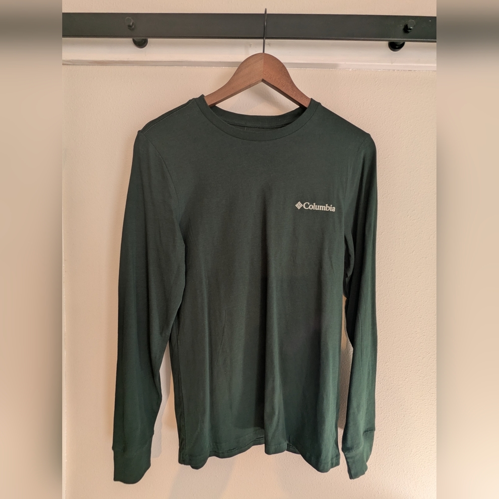Columbia Men's Forest Green Long Sleeve Tee